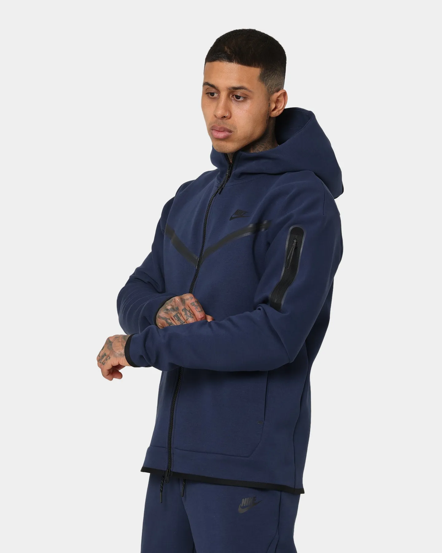 Nike Sportswear Tech Fleece Hoodie Midnight Navy/Black