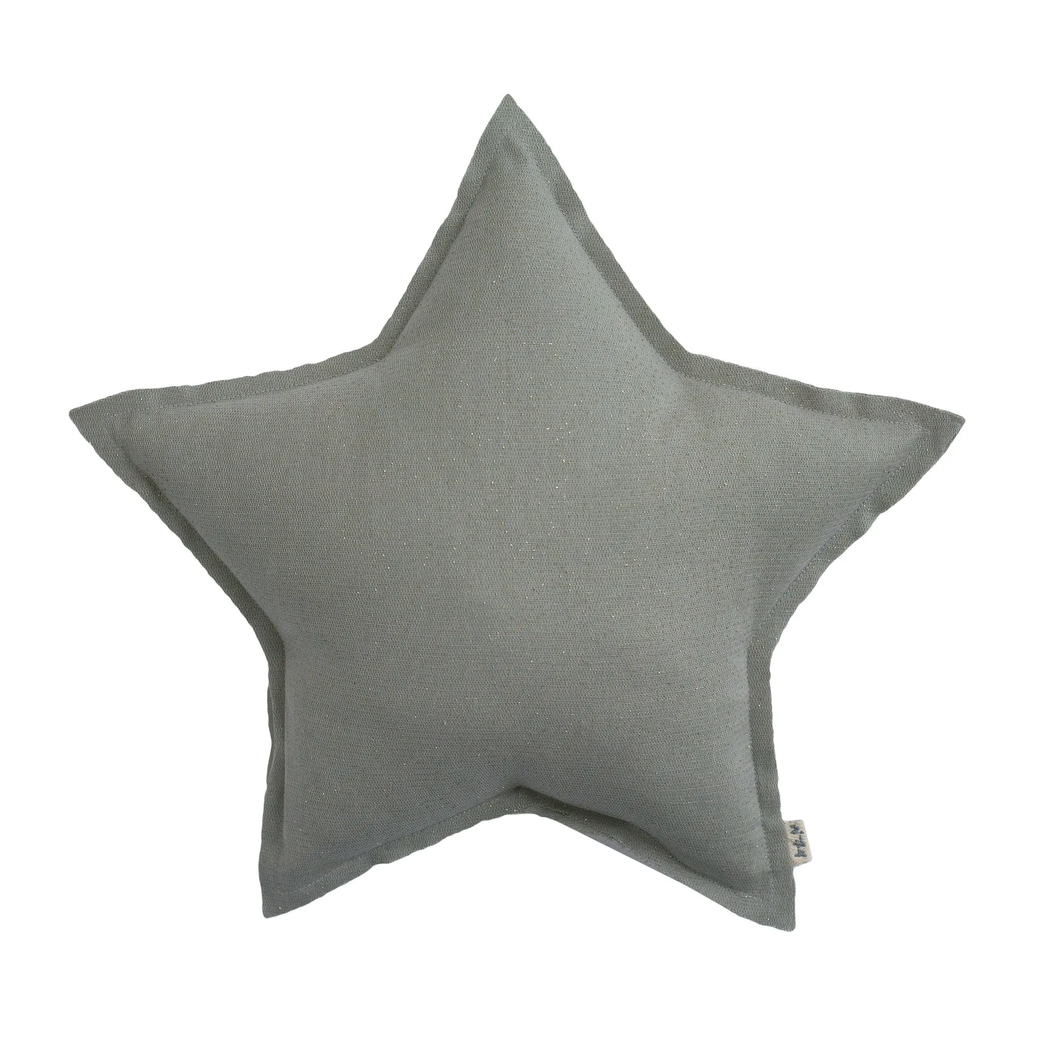 Numero 74 Star Cushion Sparkling Silver Grey
