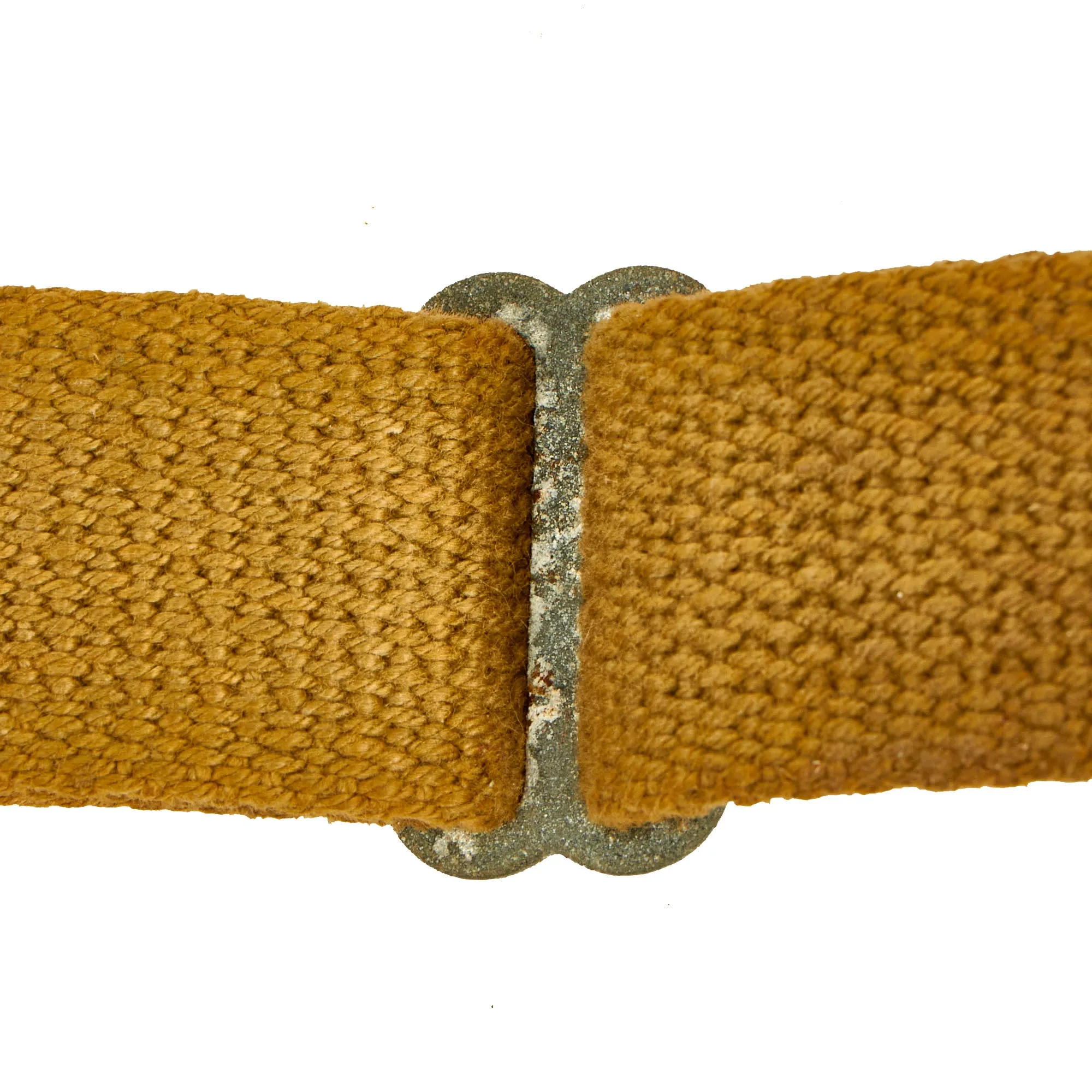 Original U.S. WWII Early War M1 Carbine Canvas Web Sling with Keeper With Oiler