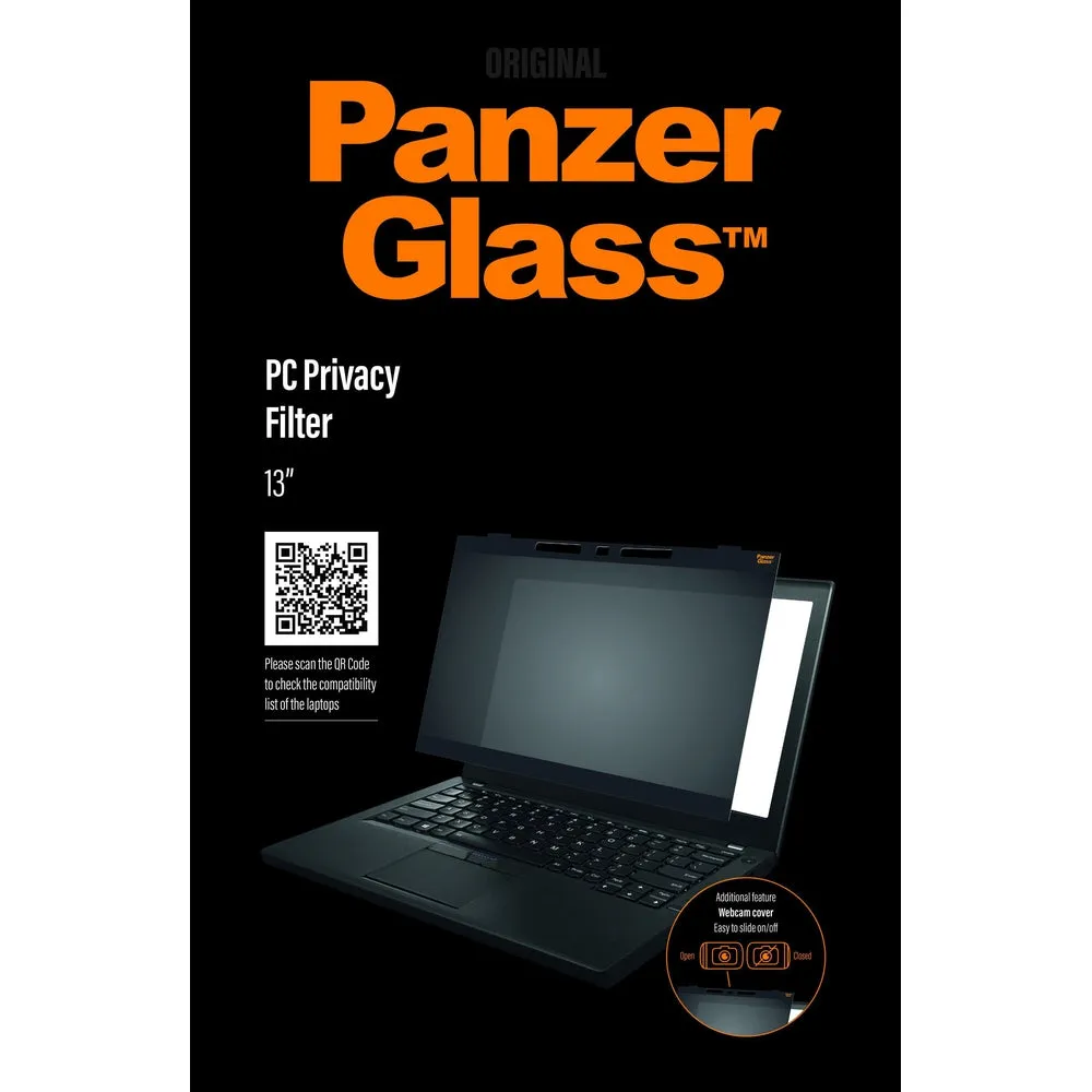 PANZERGLASS Dual Privacy Screen Protector for 13" PC