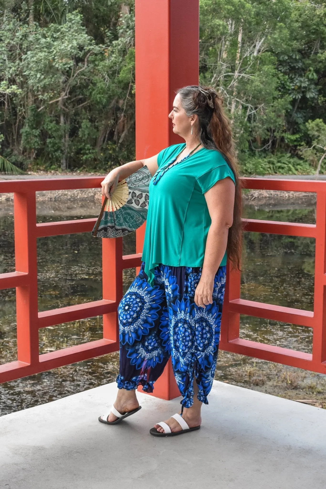 Passport Pants Peace Blue
