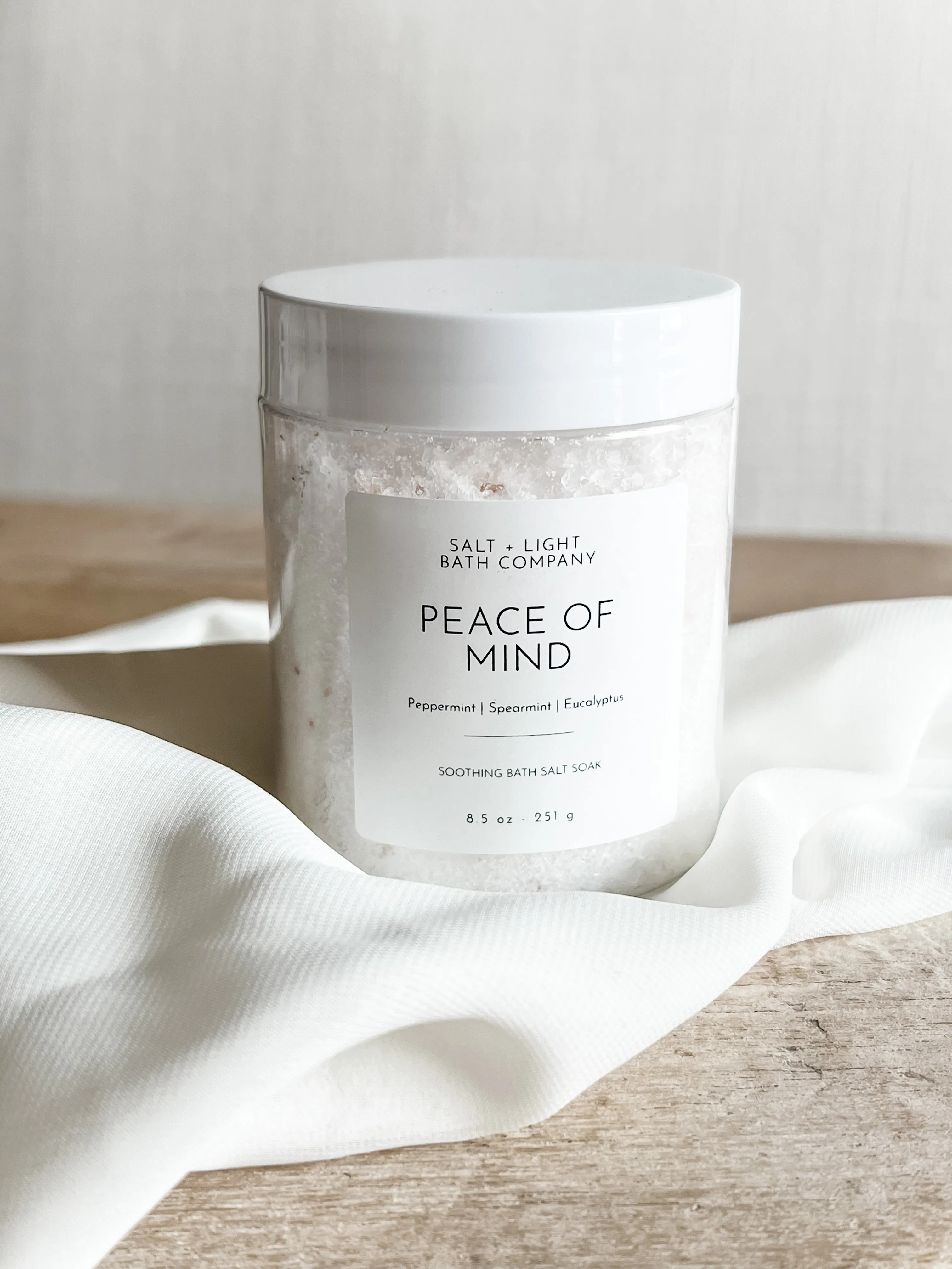 Peace of Mind Bath Salts 10oz Jar