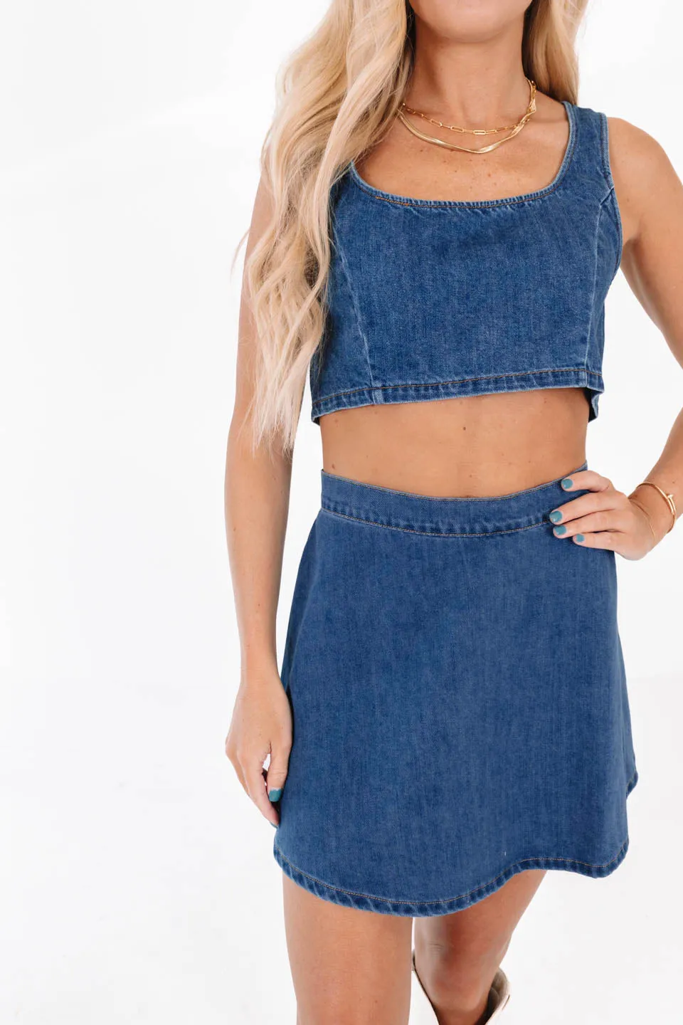 Peace Of Mind Top - Denim