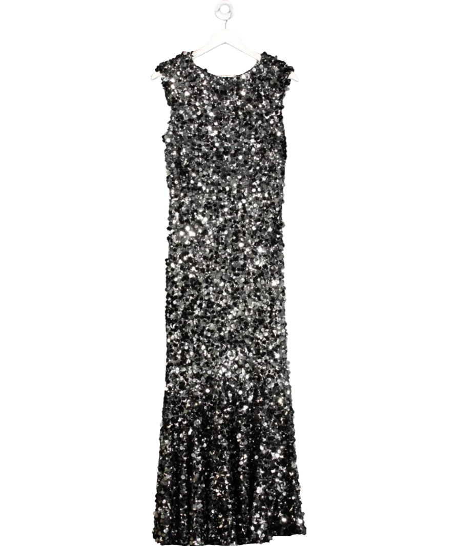Phase Eight Metallic Nina Sequin Maxi Dress UK 10