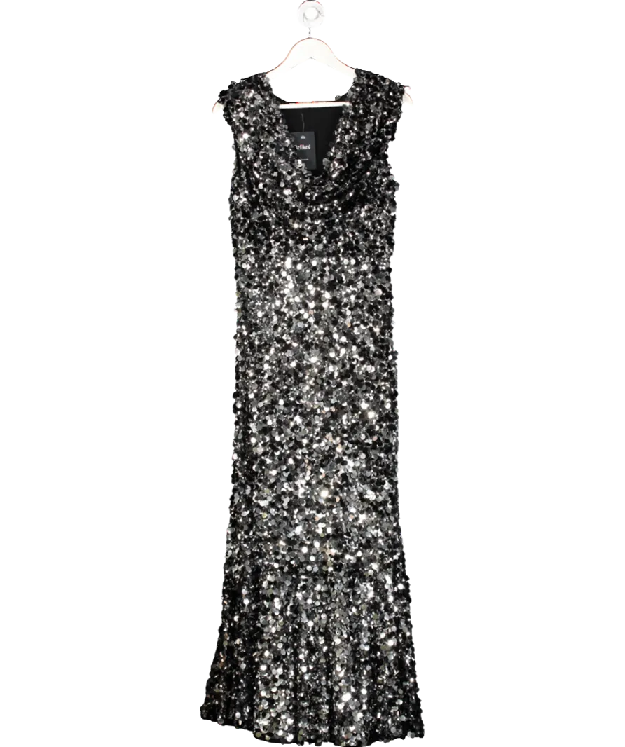 Phase Eight Metallic Nina Sequin Maxi Dress UK 10