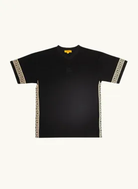 Something Very Speical Geo Boxy Sport Tee in BLACK