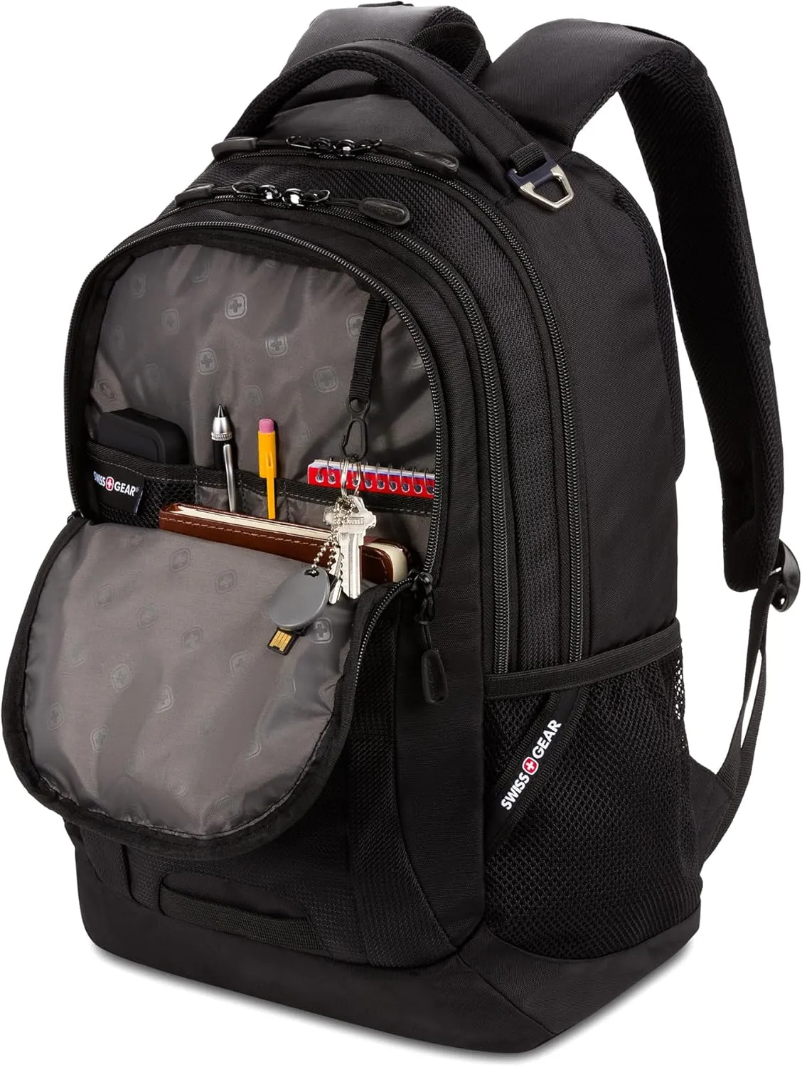 SwissGear Cecil 5505 Laptop Backpack, Black, 18-Inch