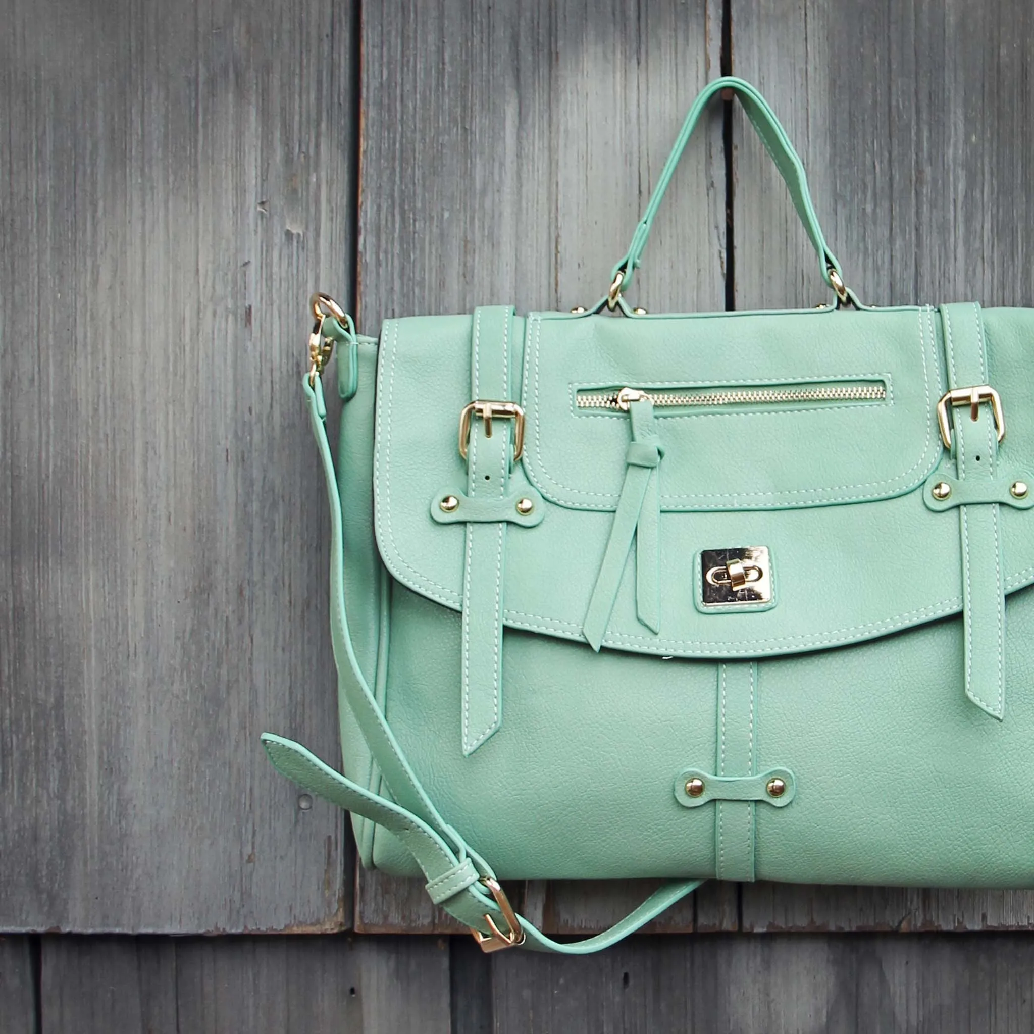 The Nash Tote in Mint