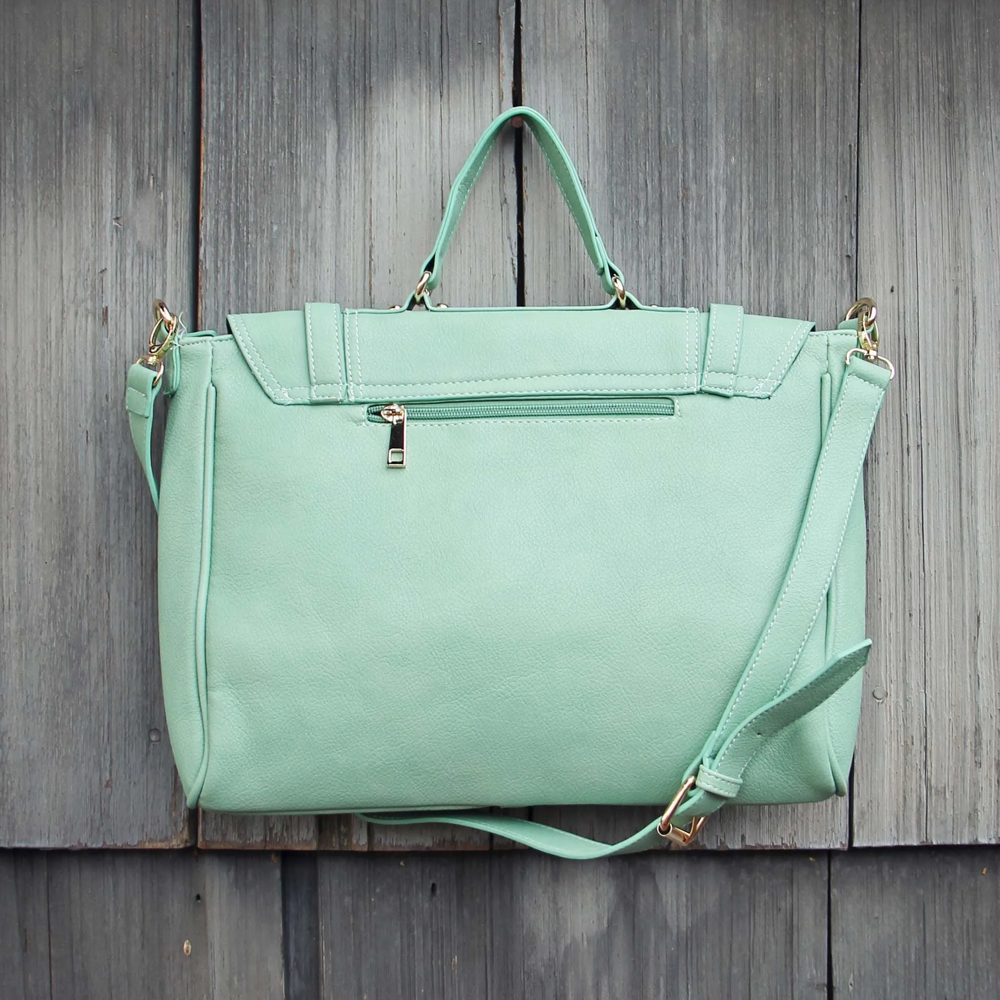 The Nash Tote in Mint