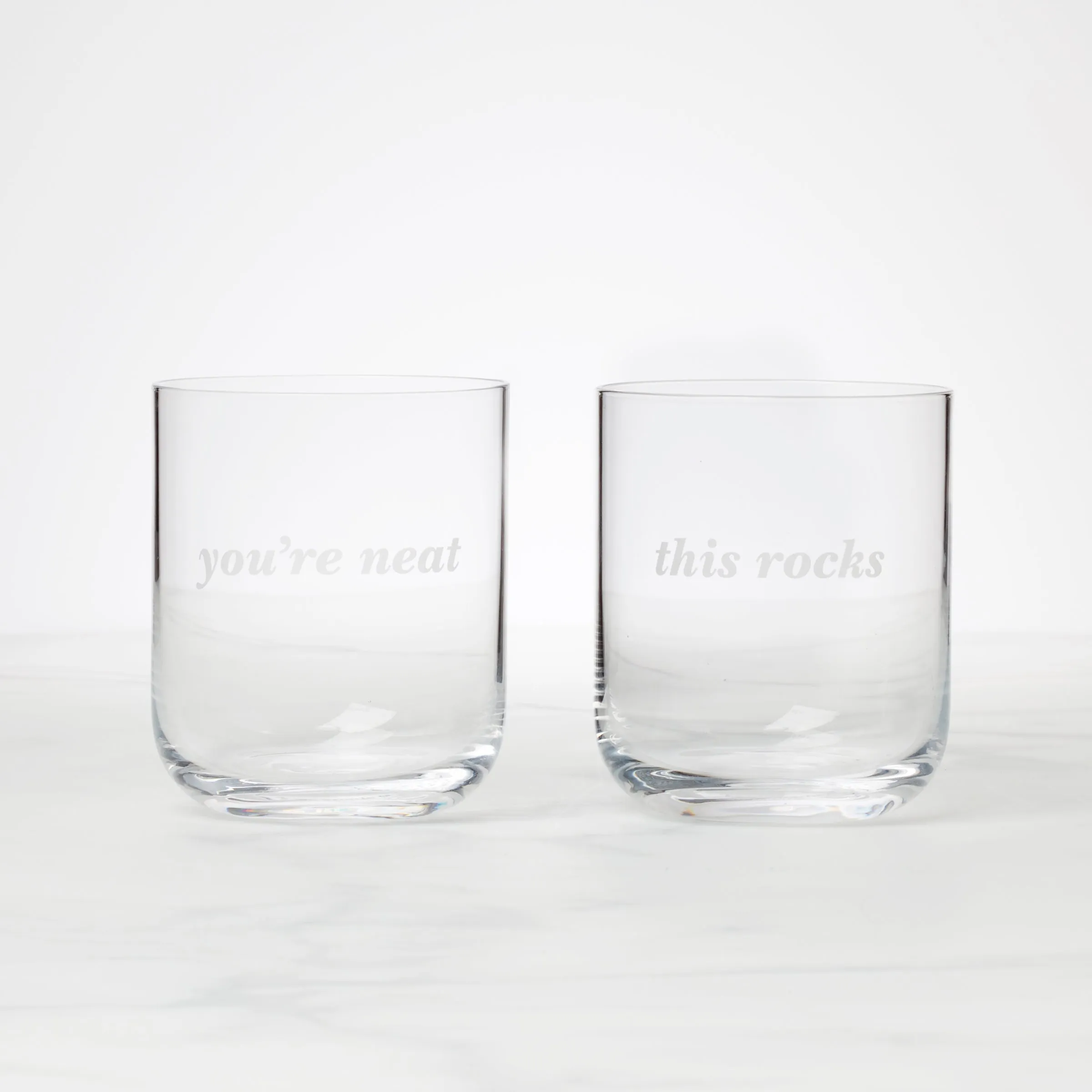 This Rocks & You're Neat DOF Glasses, Set of 2