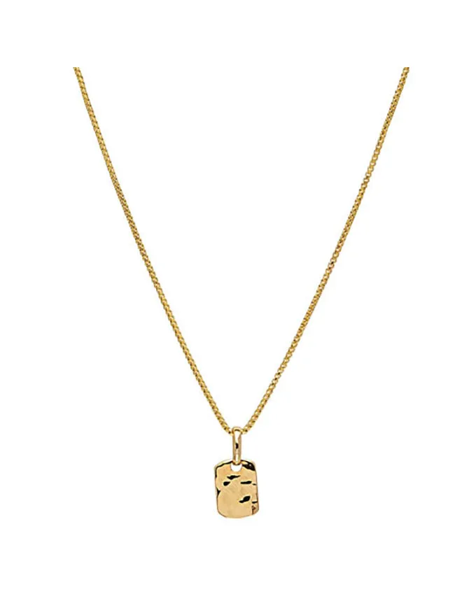 Tigger Yellow Gold Necklace