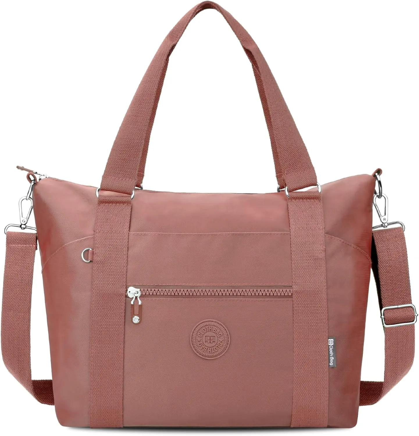 Travel Gym Duffel Bag for Women, Waterproof Nylon Weekender Overnight Bag Personal Item Carry on Bags for Airplanes Hospital Sports Fitness Dance Mommy Tote