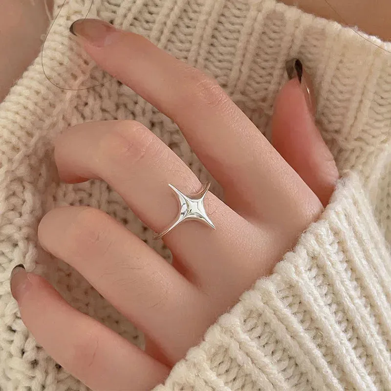 VAIGE Celestial Gold and Silver Starburst Ring