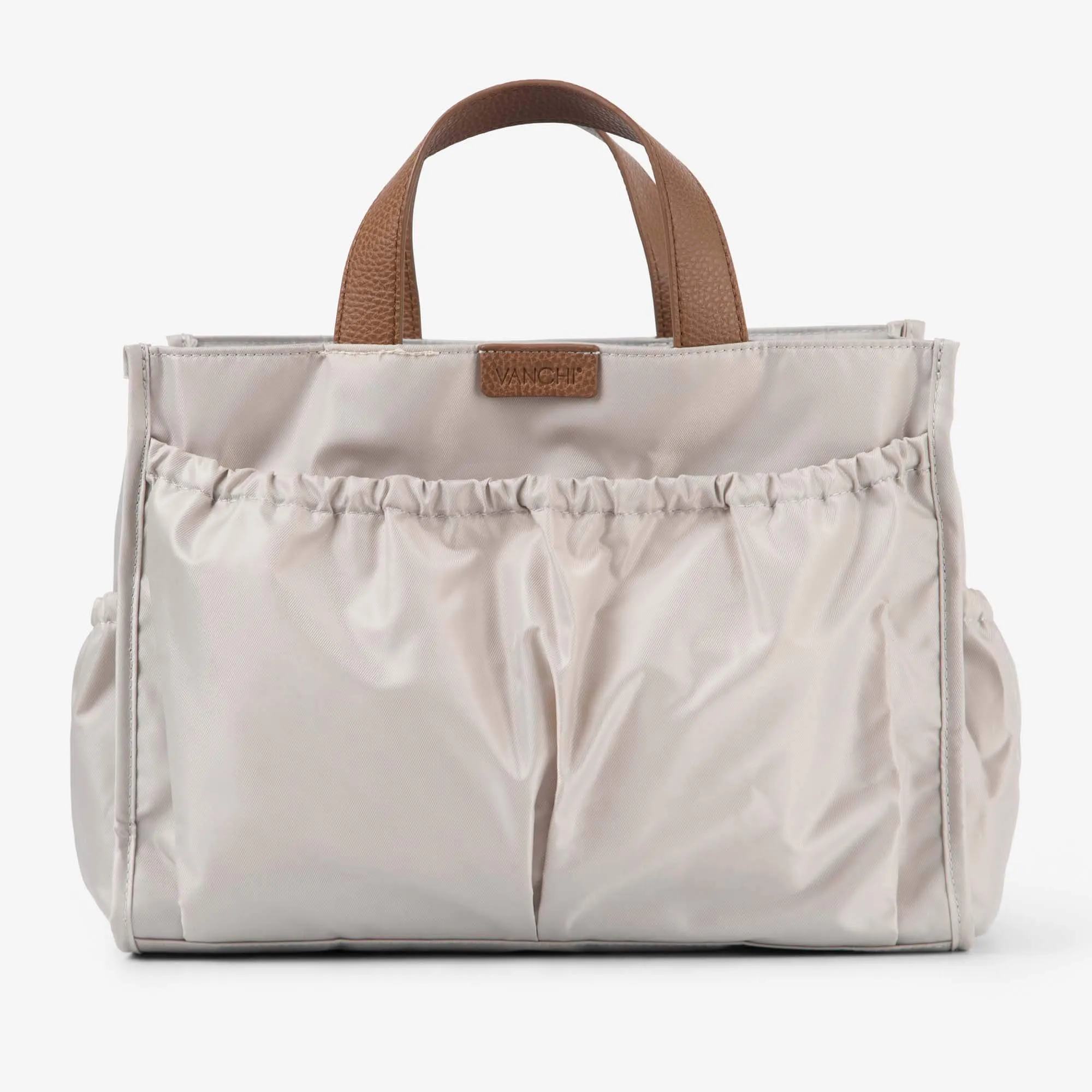 VANCHI Ida Tote   Organiser - Tan