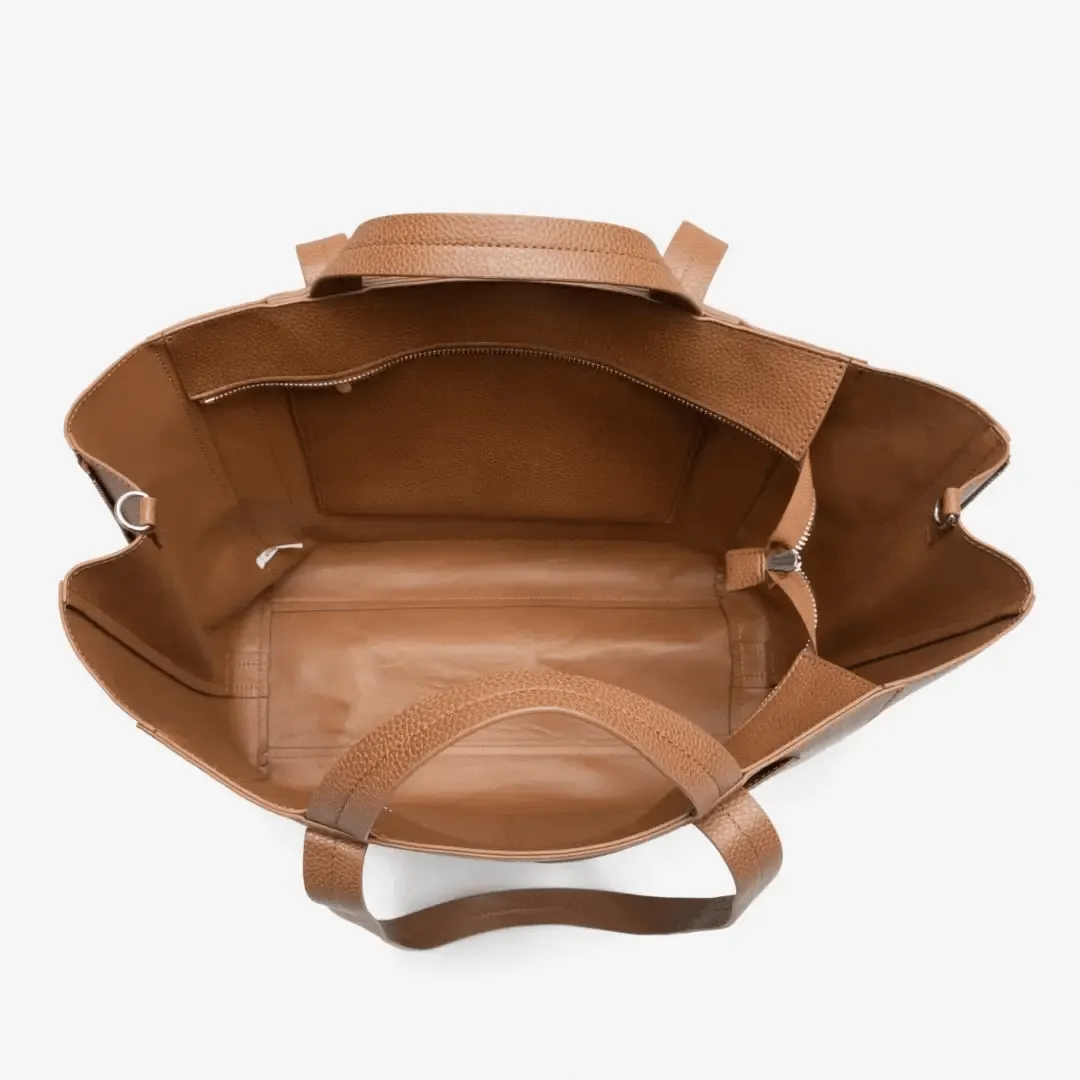 VANCHI Ida Tote   Organiser - Tan