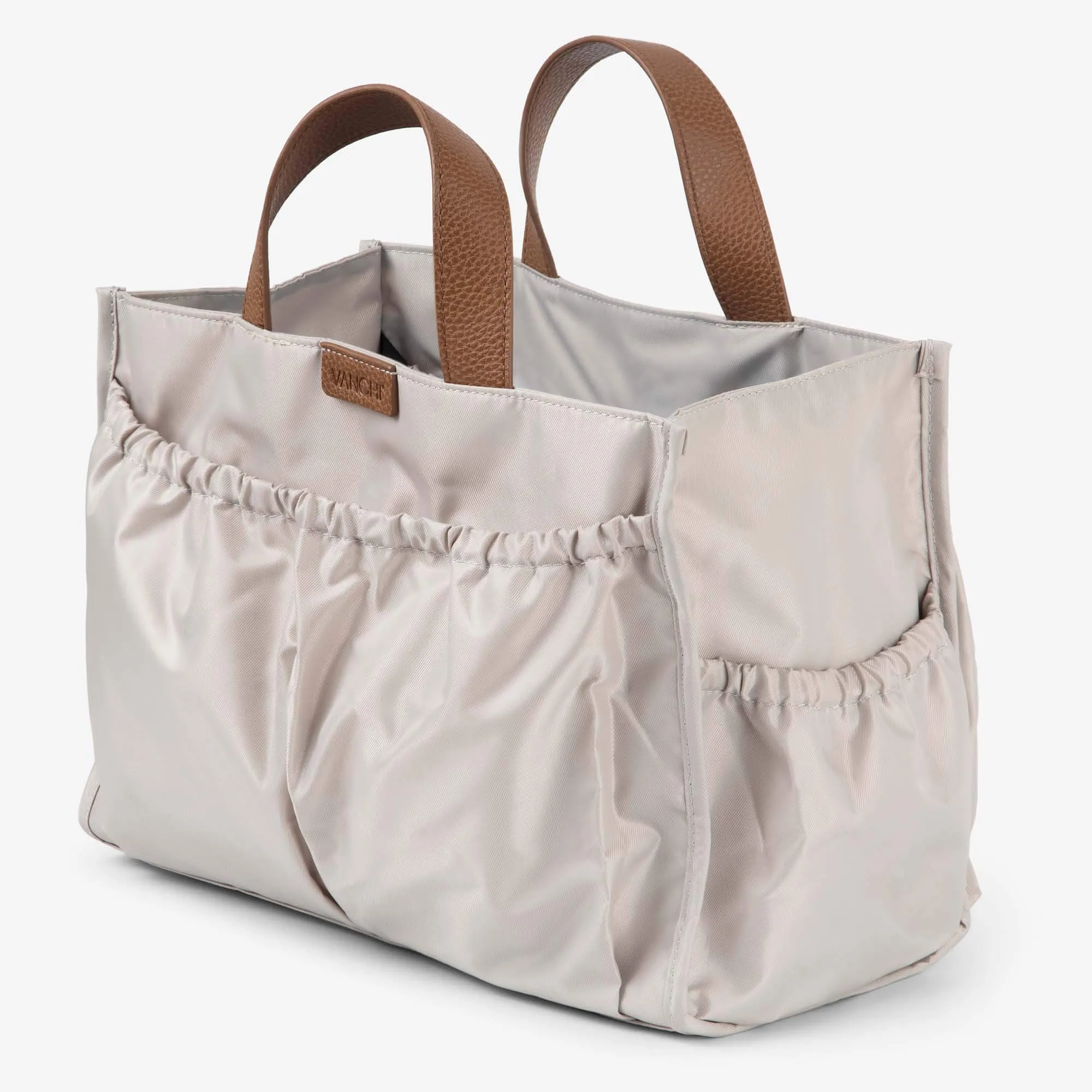 VANCHI Ida Tote   Organiser - Tan