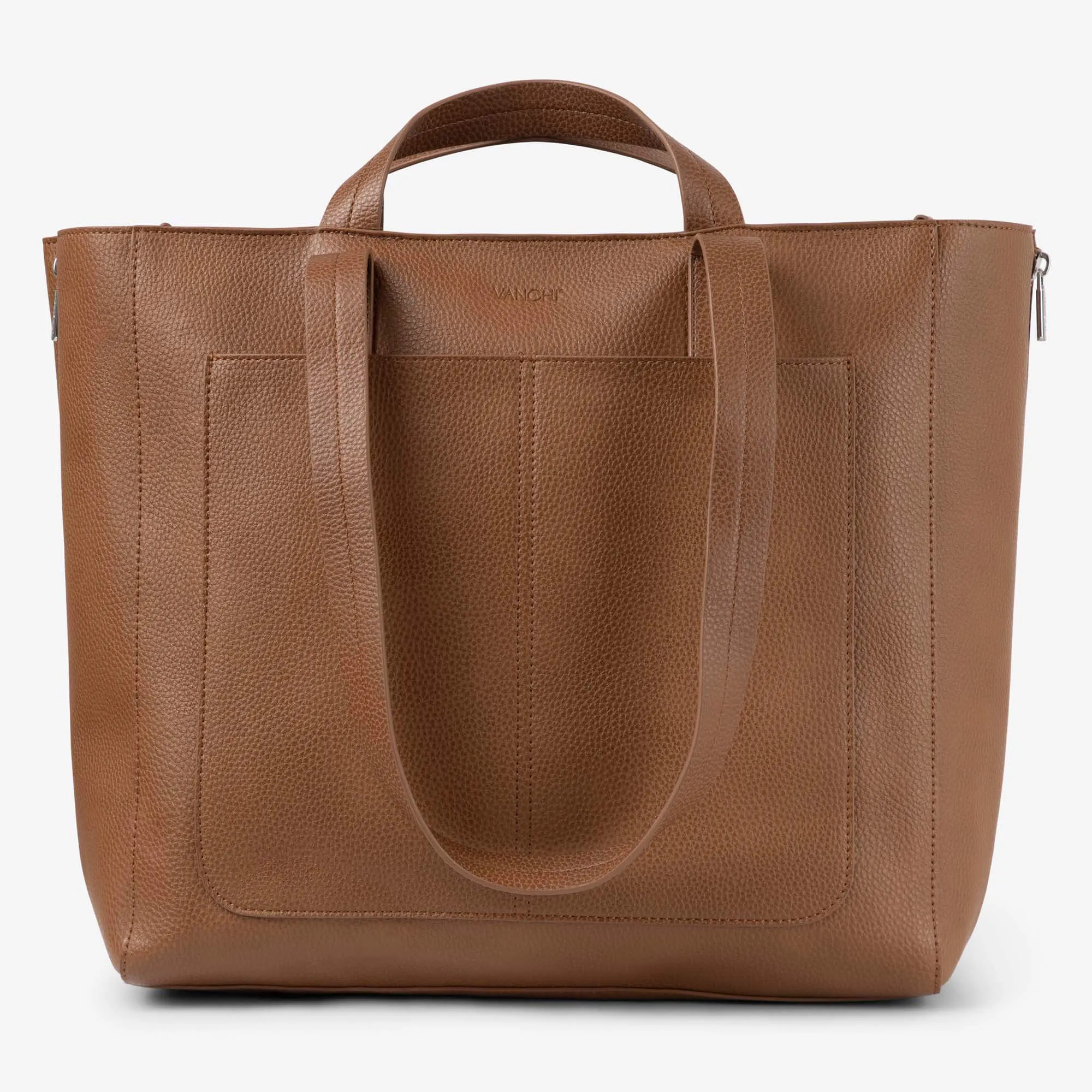 VANCHI Ida Tote   Organiser - Tan