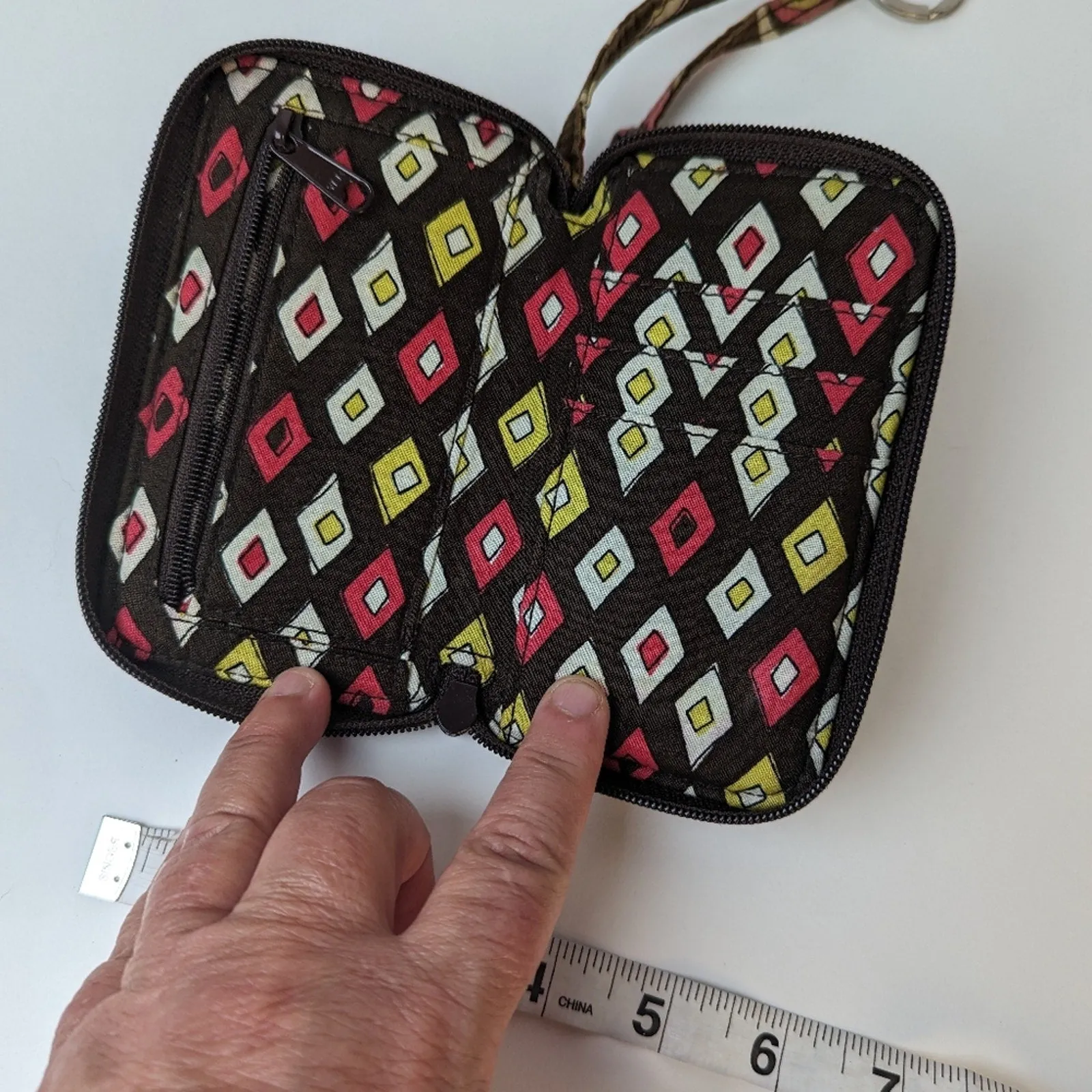 Vera Bradley Puccini All In One Zip Around Wristlet