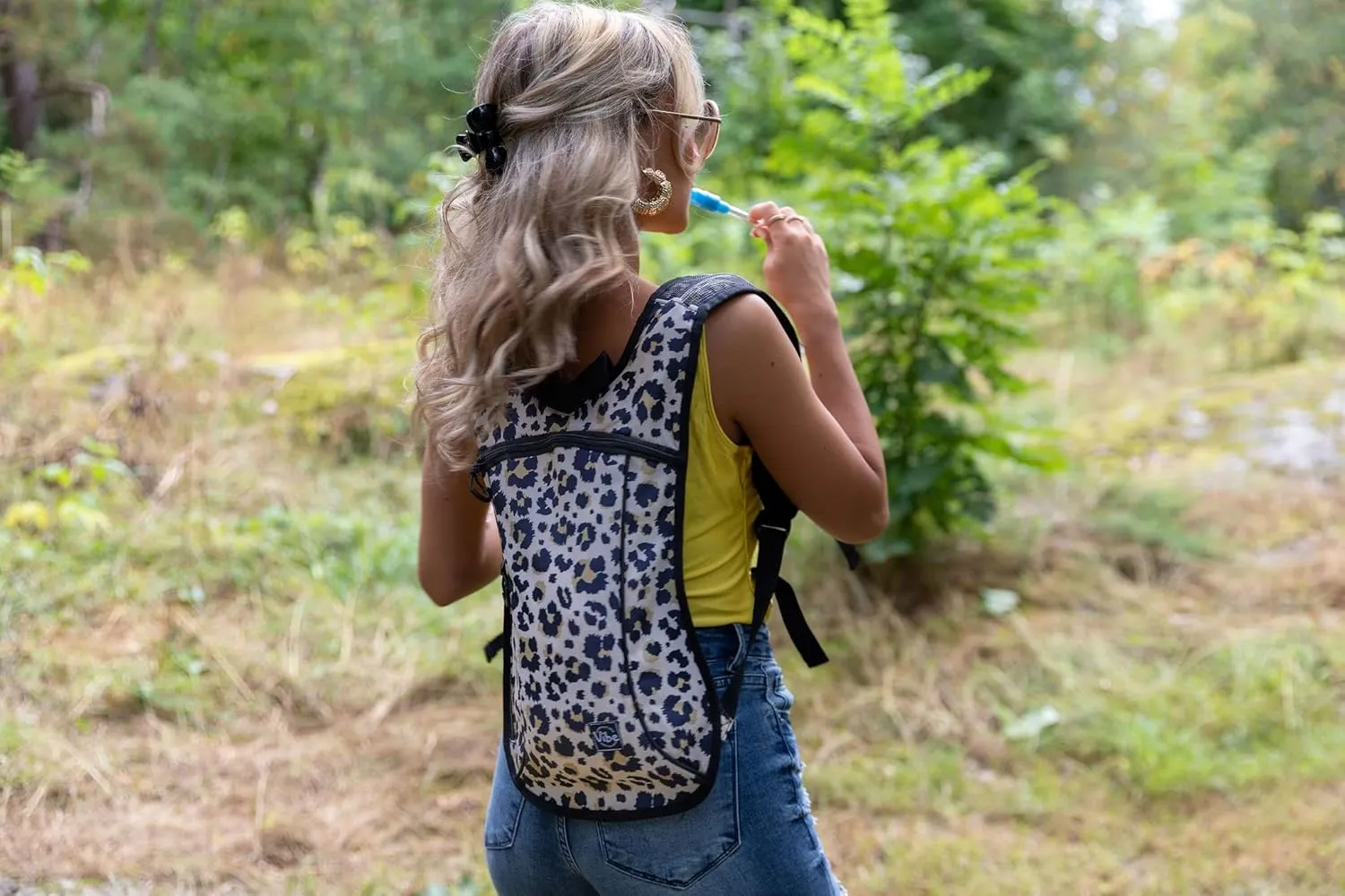 Vibe Festival Gear Hydration Pack Backpack with 2L Water Bladder for Women, Men, Teens, Kids - Hydropack Hydro Sports, Outdoor, Running, Camping, Hiking, Festivals, Raves