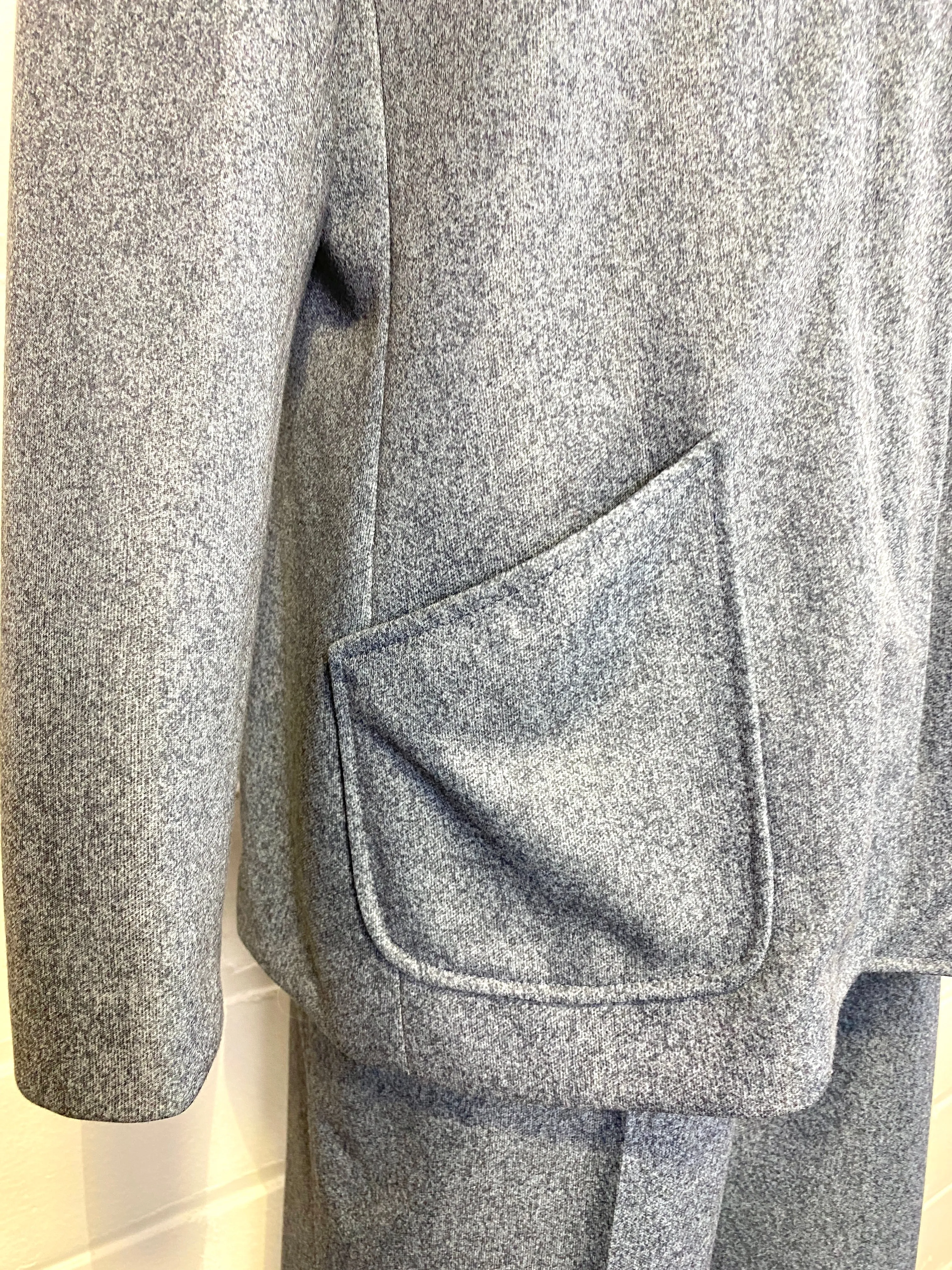 Vintage Deadstock 1970s Women's 2-Piece Blue Pant Suit