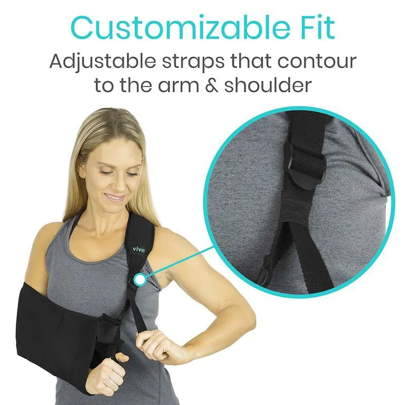 Vive Health Shoulder Arm Sling - Black