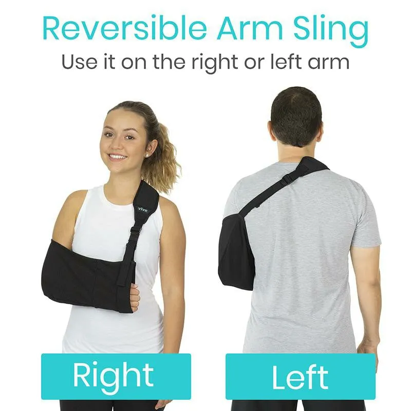 Vive Health Shoulder Arm Sling - Black